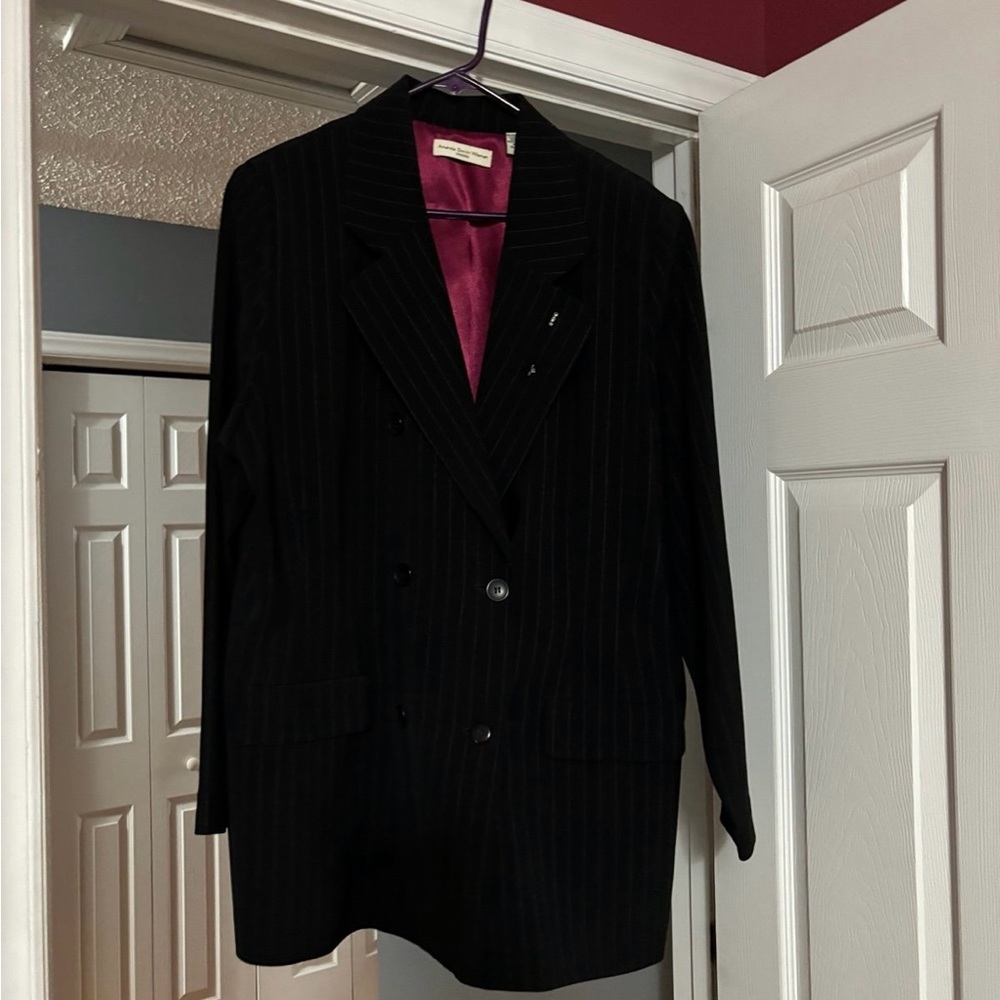Plus Sized Double Breasted Suit Jacket